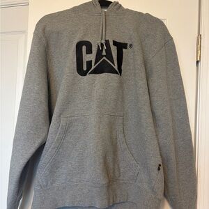 CAT Men's Gray Hoodie